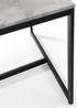 Julian Bowen Staten Concrete Dining Table (75 x 120 x 80 cm) - One Size Image 5