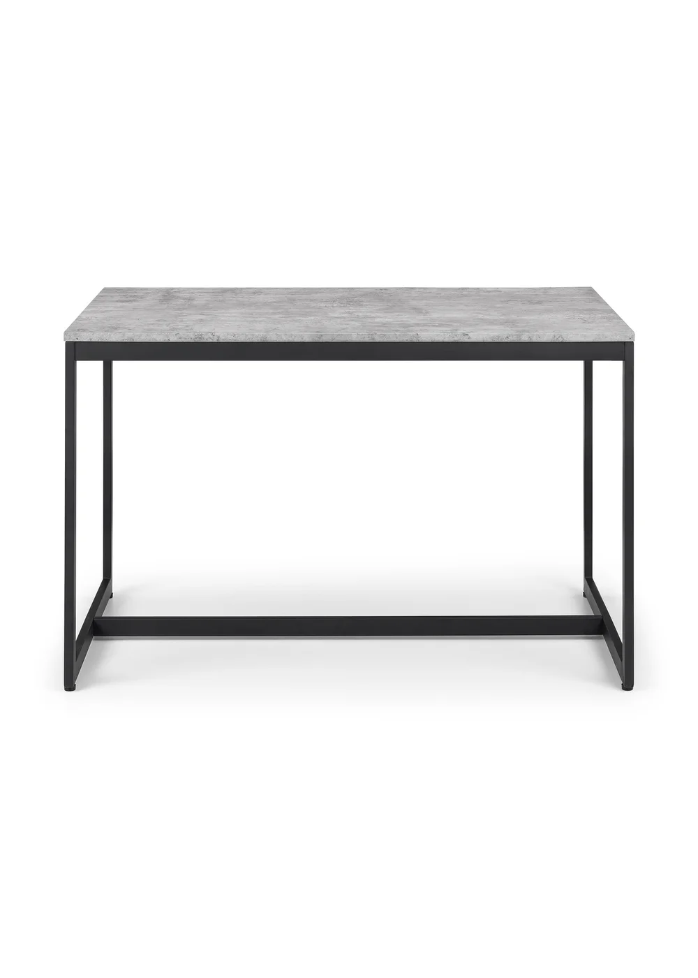 Julian Bowen Staten Concrete Dining Table (75 x 120 x 80 cm) - One Size Image 2