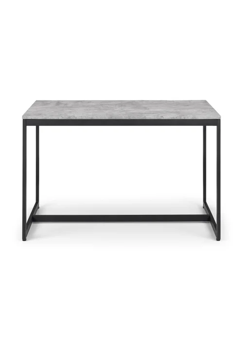 Julian Bowen Staten Concrete Dining Table (75 x 120 x 80 cm) - One Size Image 2