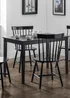 Julian Bowen Set Of 4 Torino Chairs Black (90 x 52 x 49 cm) - No Size Image 3