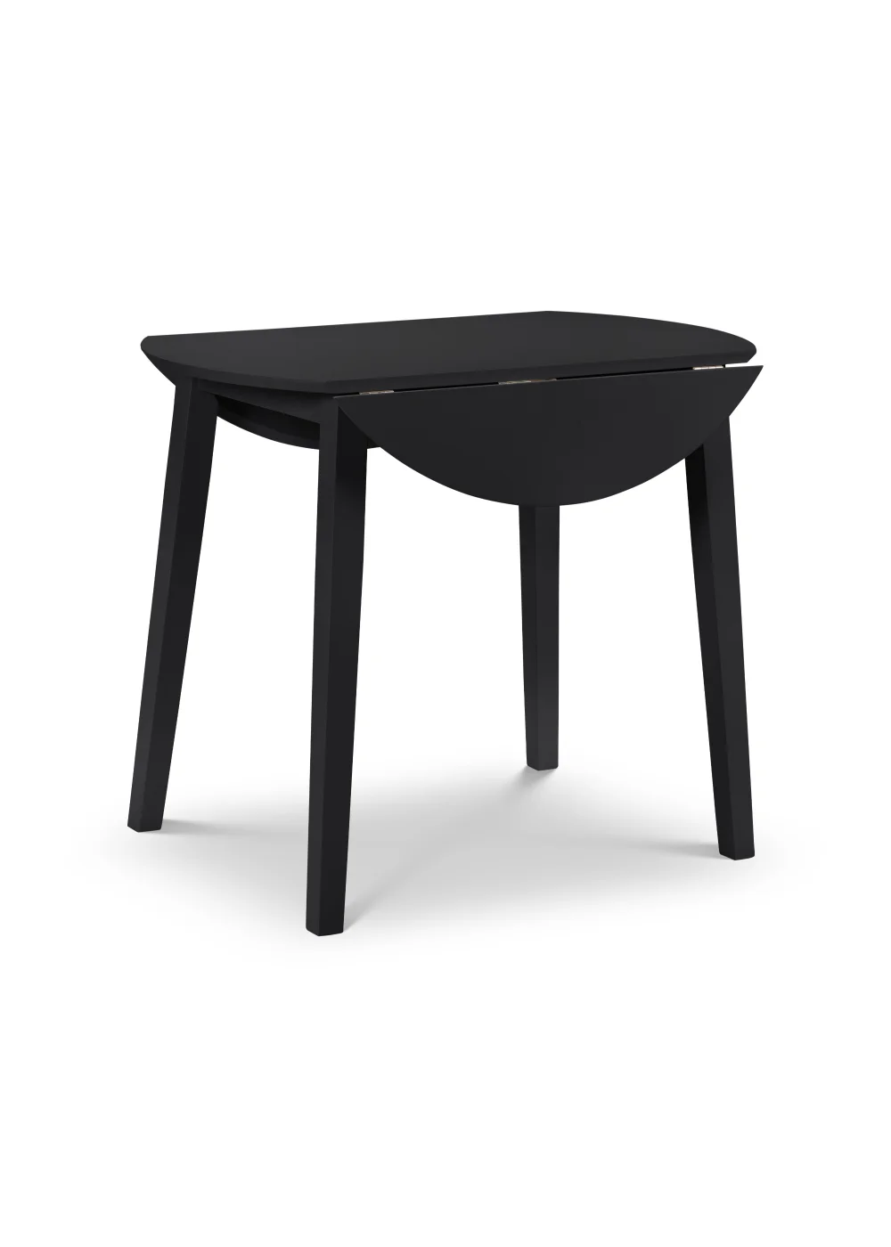 Julian Bowen Coast Dropleaf Table Black (75 x 90 x 90 cm) - No Size Image 2