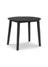 Julian Bowen Coast Dropleaf Table Black (75 x 90 x 90 cm) - No Size Image 3