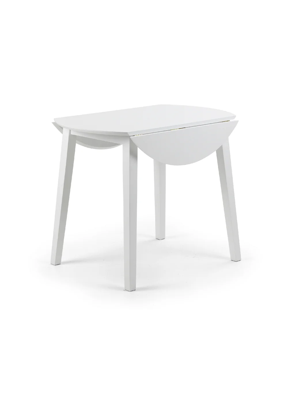 Julian Bowen Coast Dropleaf Table White (75 x 90 x 90 cm) - No Size Image 2