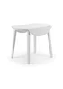 Julian Bowen Coast Dropleaf Table White (75 x 90 x 90 cm) - No Size Image 2