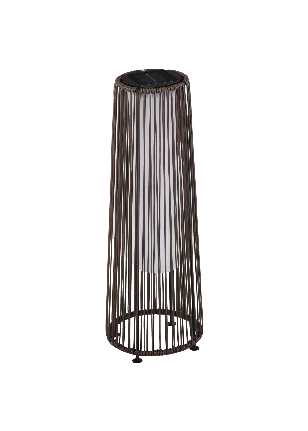 Outsunny Garden Solar Powered Lights Woven Wicker Lantern - No Size Image 2