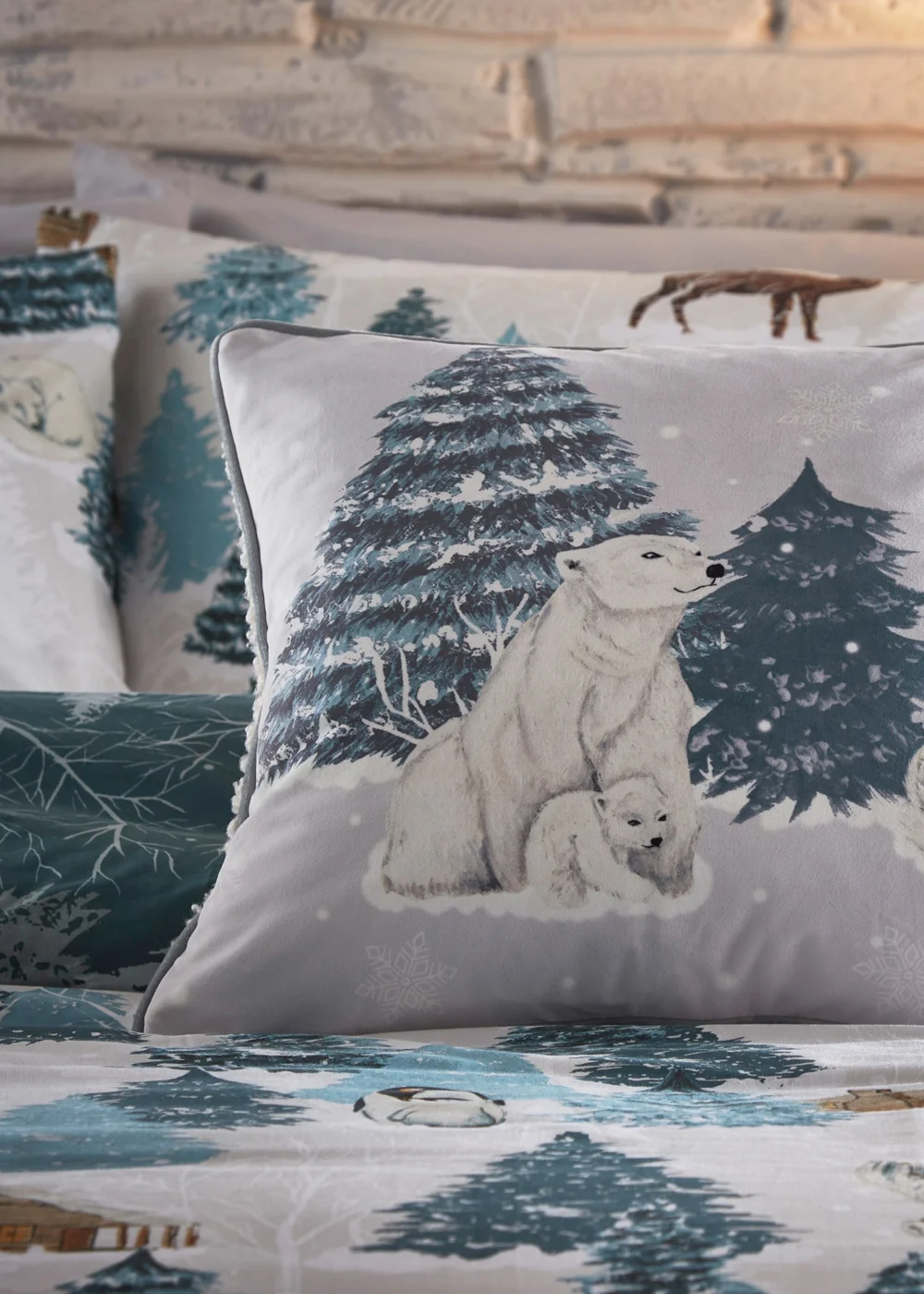furn. Arcticus Artic Animal Duvet Cover Set - Single Image 5