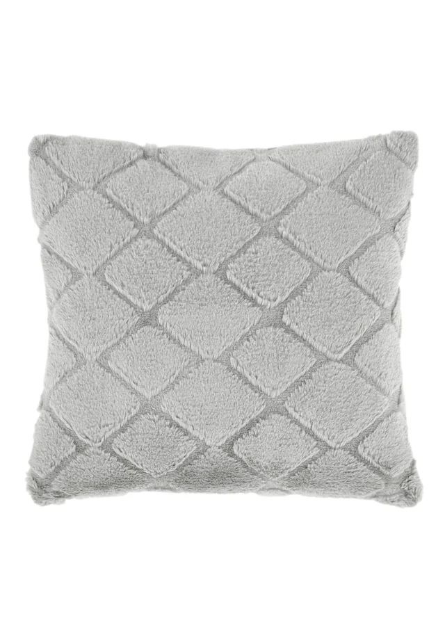 Catherine Lansfield Cosy Diamond Cushion (43x43cm)