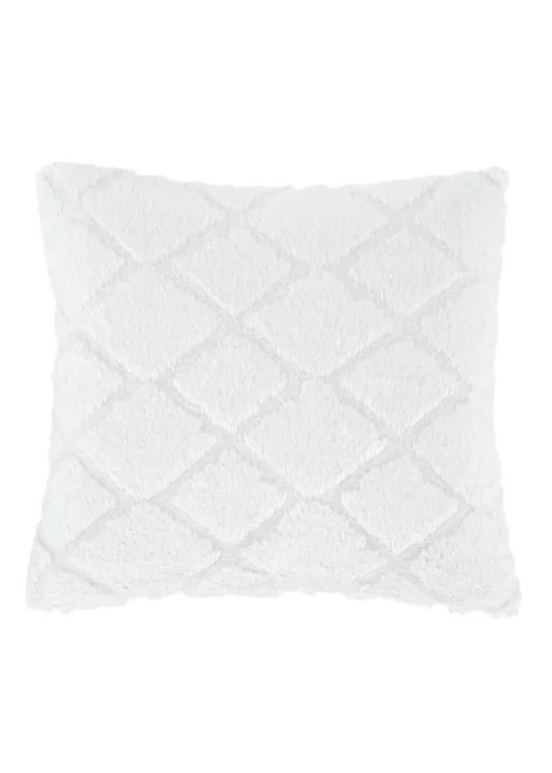 Catherine Lansfield Cosy Diamond Cushion (43x43cm) - 43W X 43D Image 1