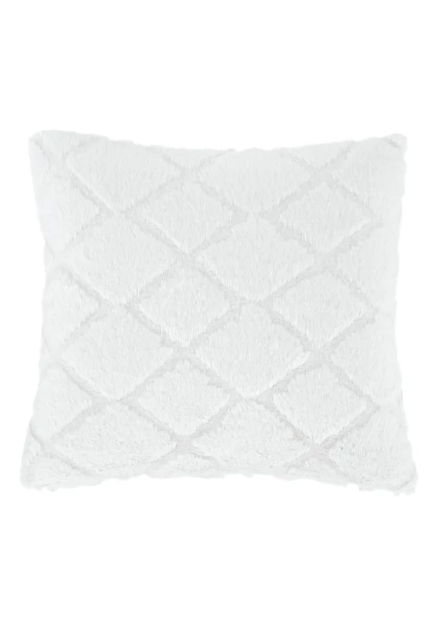 Catherine Lansfield Cosy Diamond Cushion (43x43cm)