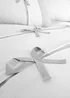 Catherine Lansfield Milo Bow Duvet Cover Set White - Single Image 3