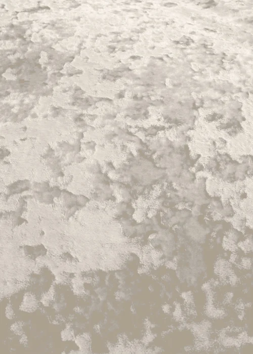 Catherine Lansfield Crushed Velvet Duvet Cover Set Natural - Double Image 3