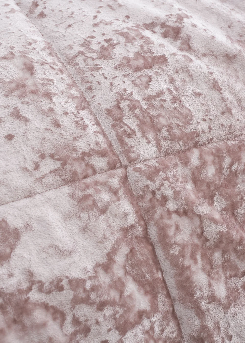 Catherine Lansfield Crushed Velvet Quilted Bedspread (220x220cm) - One Size Image 2