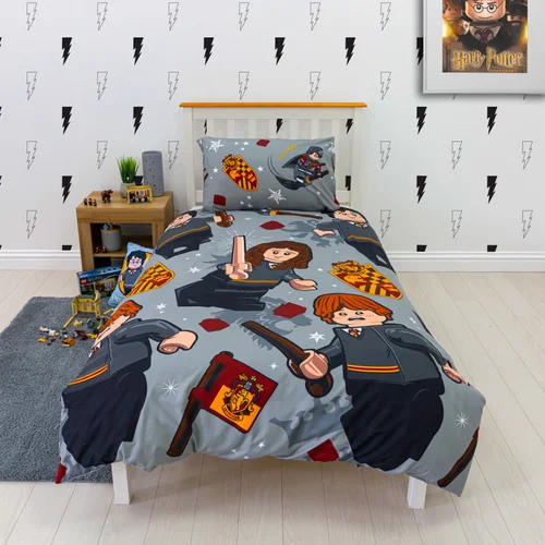 Lego Harry Potter Gryffindor Duvet Cover - Single Image 1