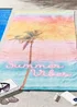 Sassy B Summer Vibes Cotton Beach Towel - One Size Image 1