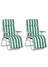 Outsunny Set of 2 Garden Patio Foldable Sun Recliners Loungers - No Size Image 2