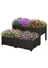Outsunny Set of 4 26L Garden Raised Bed - No Size Image 2