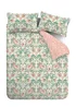 Catherine Lansfield Clarence Floral Reversible Duvet Cover Set Natural - Single Image 4