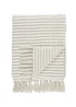 Catherine Lansfield Stab Stitch Natural Throw (125x150cm) - One Size Image 5