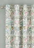 Catherine Lansfield Clarence Floral Lined Eyelet Curtains - 66W X 72D (168x183cm) Image 2