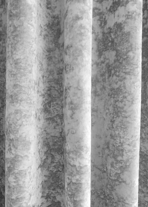 Catherine Lansfield Crushed Velvet Lined Eyelet Curtains - 66W X 54D (168x137cm) Image 3