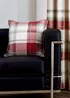 Fusion Balmoral Check Red Filled Cushion (43cm x 43cm) - One Size Image 2
