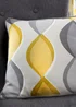 Fusion Lennox Grey and Yellow Filled Cushion (43cm x 43cm) - One Size Image 1