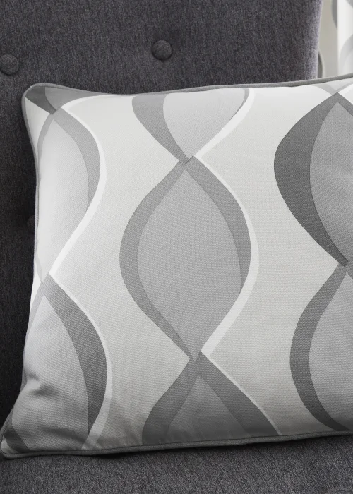 Fusion Lennox Grey Filled Cushion (43cm x 43cm) - One Size Image 1