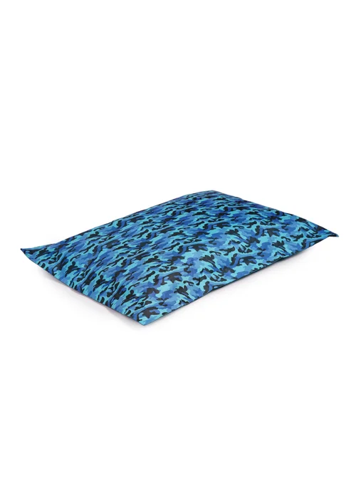 Kaikoo Blue Camo Print XL Floor Cushion (100x140cm) - One Size Image 4