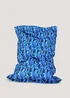 Kaikoo Blue Camo Print XL Floor Cushion (100x140cm) - One Size Image 1