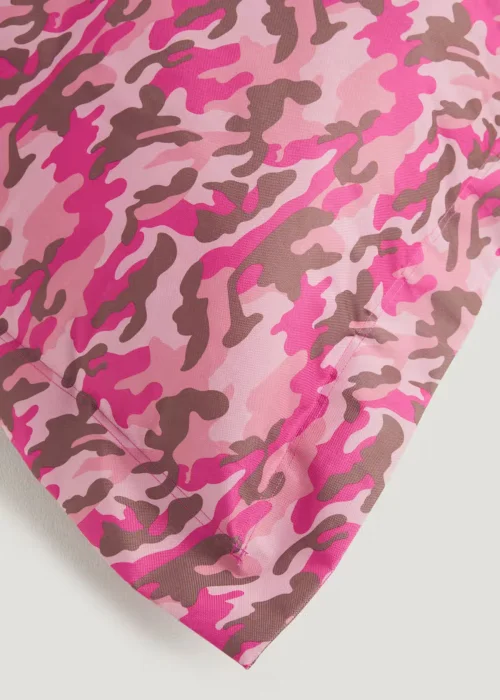 Kaikoo Pink Camo Print XL Floor Cushion (100x140cm) - One Size Image 2