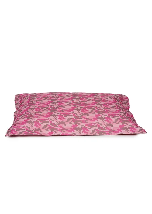 Kaikoo Pink Camo Print XL Floor Cushion (100x140cm) - One Size Image 3