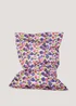 Kaikoo Leaf Print XL Floor Cushion (100x140cm) - One Size Image 1