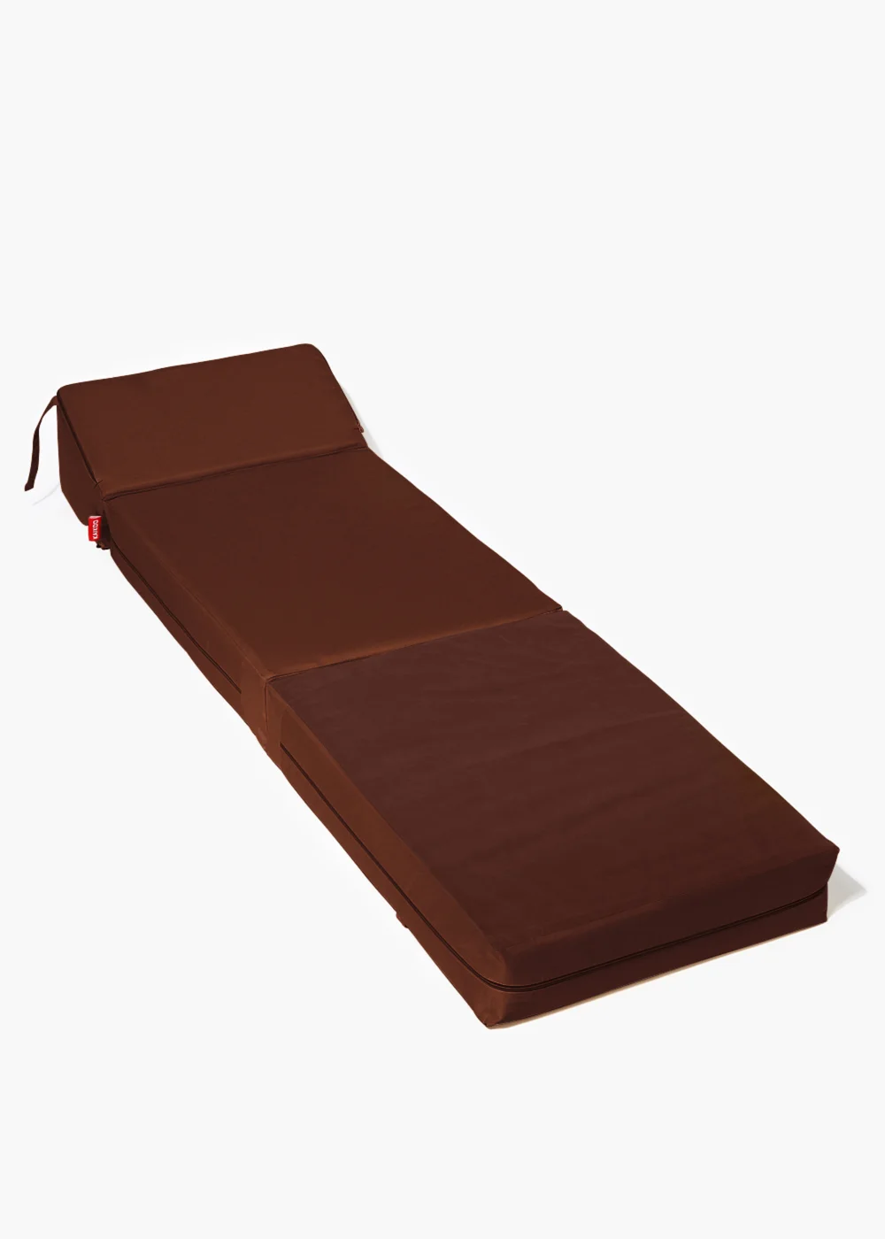 Kaikoo Single Fold-Out Chair Bed Chocolate - One Size Image 2