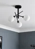 Inlight Nova 3LT Ceiling Light Black (48cm x 48cm x 21cm) - One Size Image 2