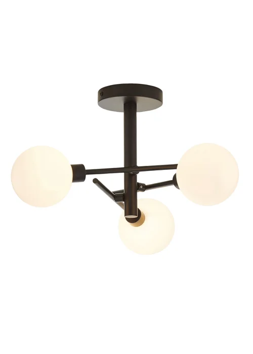 Inlight Nova 3LT Ceiling Light Black (48cm x 48cm x 21cm) - One Size Image 4