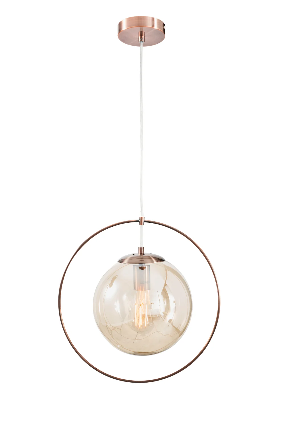 Inlight Mars Metal Ball Pendant Ceiling Light - One Size Image 1