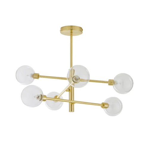 Inlight Nova Semi Flush Ceiling Light Brass (56cm x 60cm x 60cm) - One Size Image 2