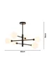 Inlight Nova Semi Flush Ceiling Light Black (56cm x 60cm x 60cm) - One Size Image 6
