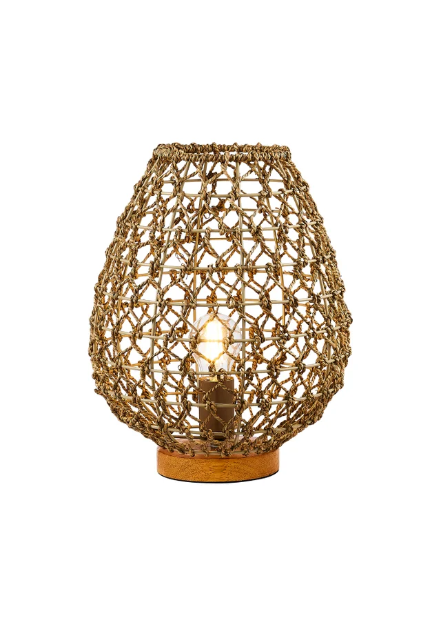 Inlight Natural Vessel Table Lamp (36cm x 30cm)