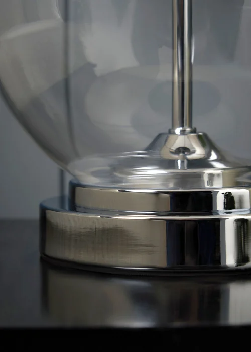 Inlight Small Dartmoor Glass Table Lamp (41cm x 28cm) - One Size Image 3