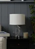 Inlight Small Dartmoor Glass Table Lamp (41cm x 28cm) - One Size Image 2