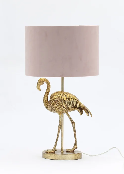Inlight Gold Flamingo Table Lamp (56cm x 30cm x 30cm) - One Size Image 4