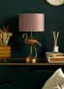 Inlight Gold Flamingo Table Lamp (56cm x 30cm x 30cm) - One Size Image 2
