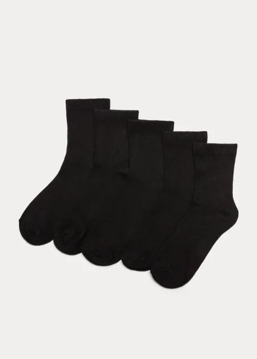 5 Pack Soft touch Bamboo Socks - One Size Image 1