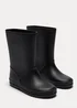 Kids Black PVC Wellies (Younger 10-Older 6) - Size 10 Infants Image 1