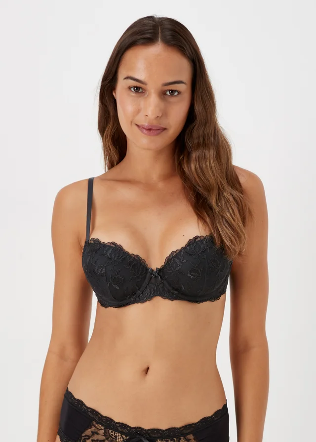 2 Pack Embroidered Lace Bras