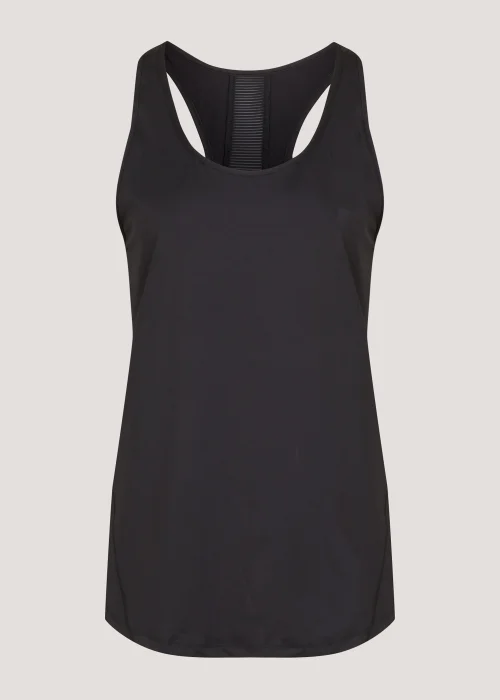 Souluxe Black Mesh Sports Vest Top - Small Image 4