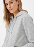 Grey Zip Up Hoodie - Small Image 3