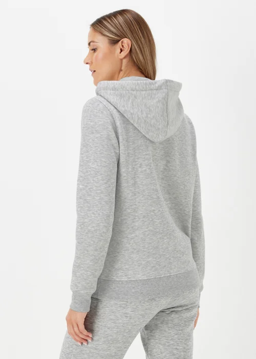 Grey Zip Up Hoodie - Small Image 2