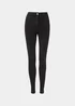 Jessie Black High Waisted Skinny Jeans (Long Length) - Size 22 33 leg Image 5